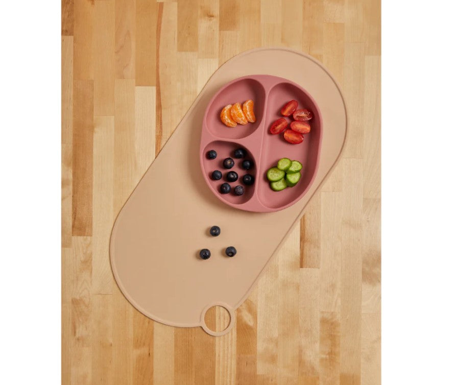 Силиконова Чиния С Вакум 4+ Месеца Розова Vital Baby
