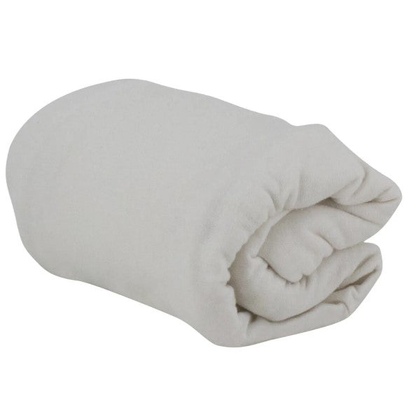Set of 2 Sheets 60X120 Cm White + Beige Babycalin