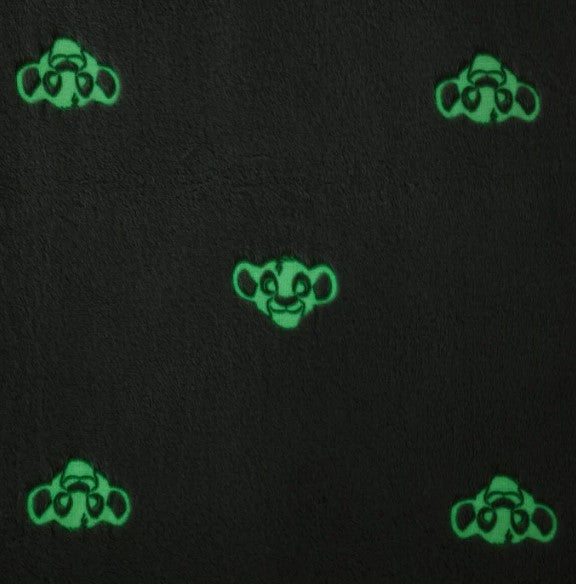 Baby Blanket Glowing In The Dark 75x100 cm Lion King Babycalin