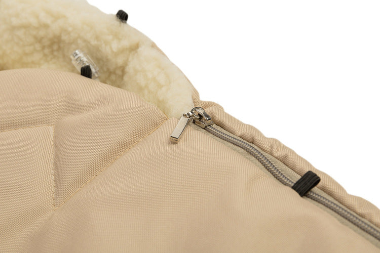 Winter Woolen Bag For Pram Cappuccino (95X40)