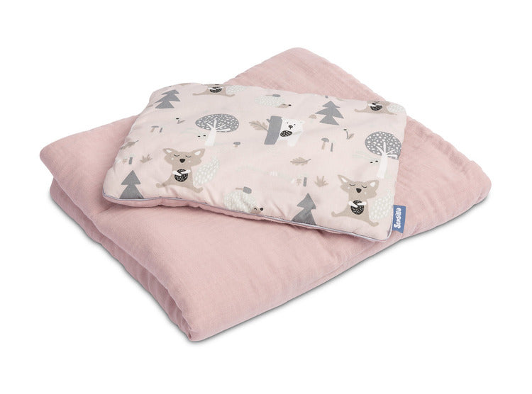 Cotton Bedding Set Pink Sensillo