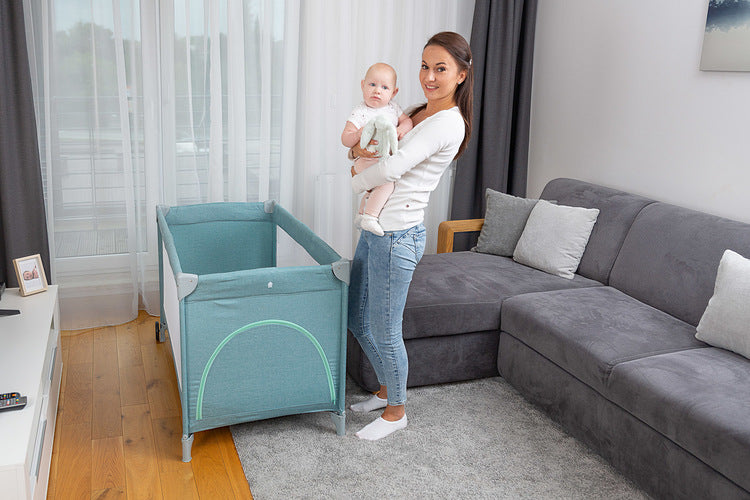 Сгъваема кошара за пътуване 1 ниво Basic Beige Caretero
