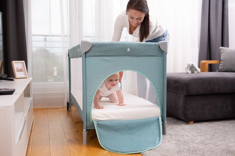 Сгъваема кошара за пътуване 1 ниво Basic Beige Caretero