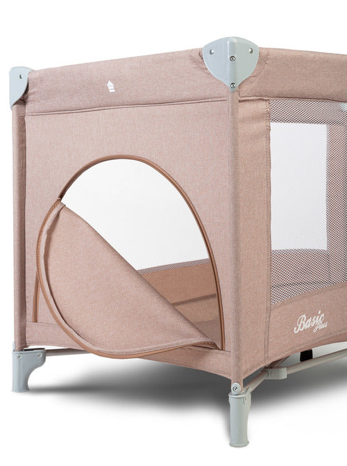 Сгъваема кошара за пътуване 1 ниво Basic Beige Caretero