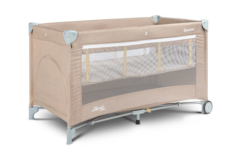 Сгъваема кошара за пътуване 1 ниво Basic Beige Caretero