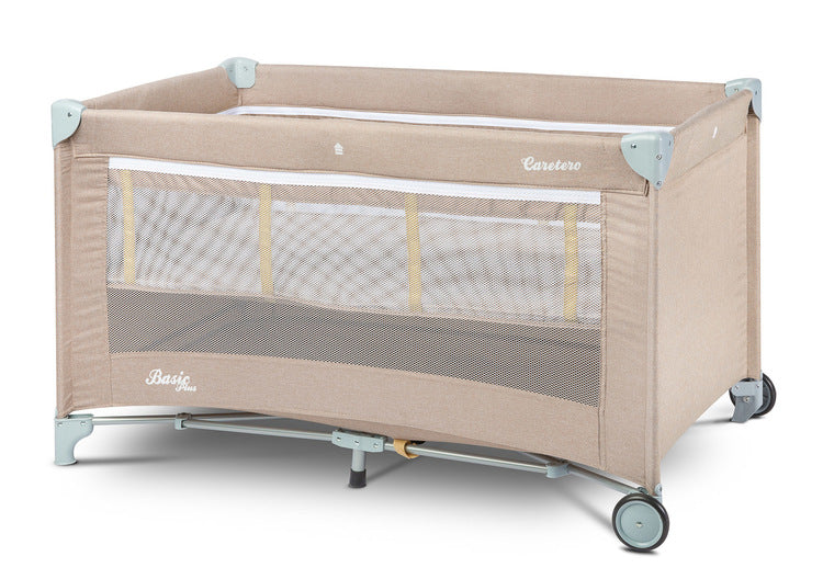 Сгъваема кошара за пътуване 1 ниво Basic Beige Caretero