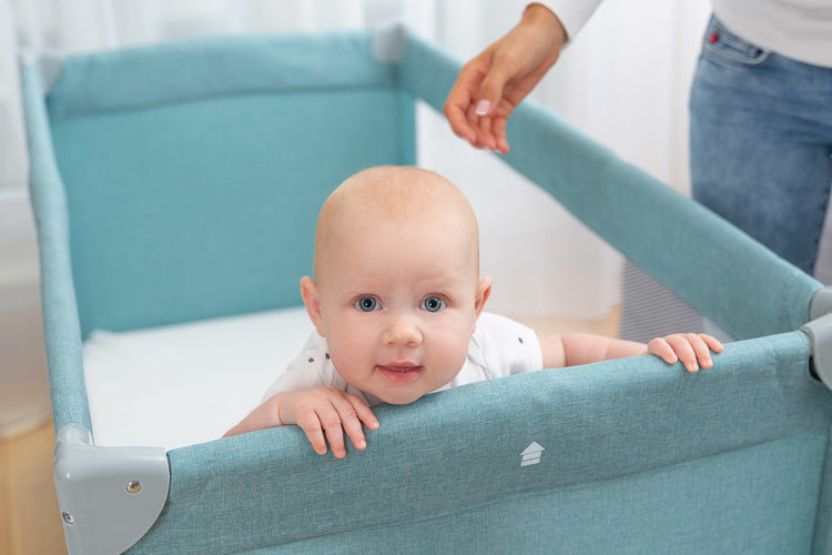 Сгъваема кошара за пътуване 1 ниво Basic Light Grey Caretero