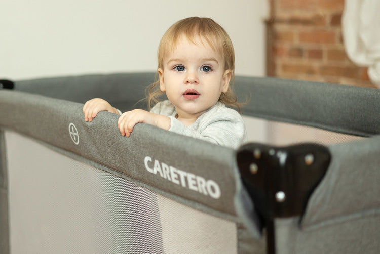 Сгъваема кошара с падаща страна Esti Grey Caretero