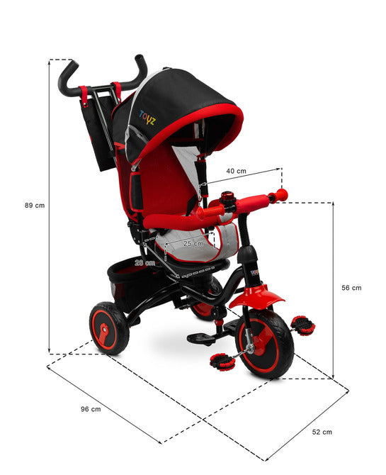 Триколка С Родителски Контрол Timmy Blue Caretero Toyz