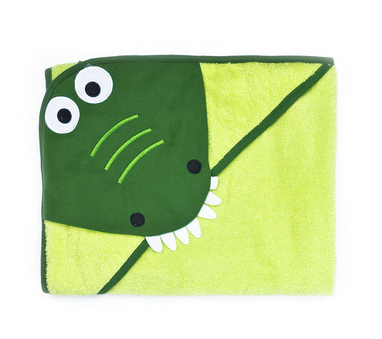 Water Friends Crocodile Bath Towel Green