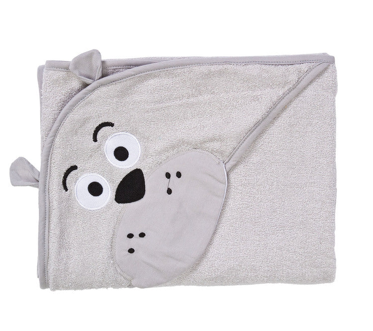 Bath Towel Bear Water Friends Gray