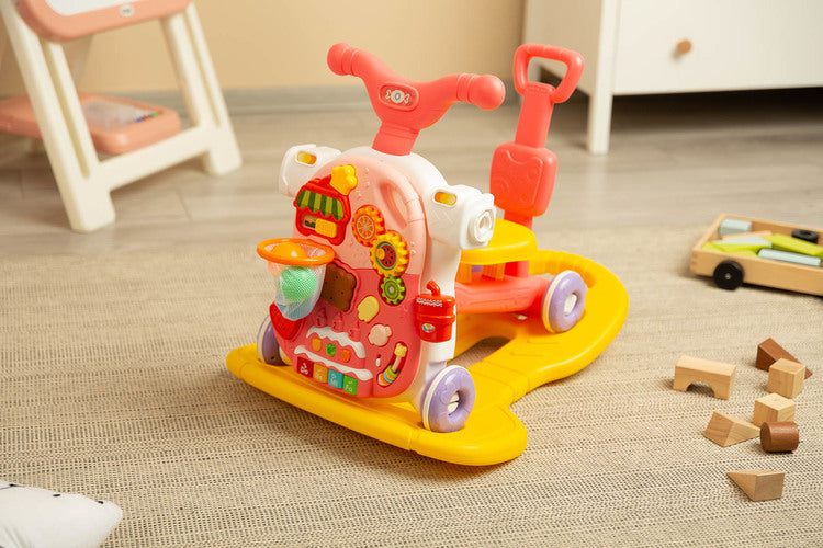 Многофункционална Проходилка 5В1 Pink Caretero Toyz