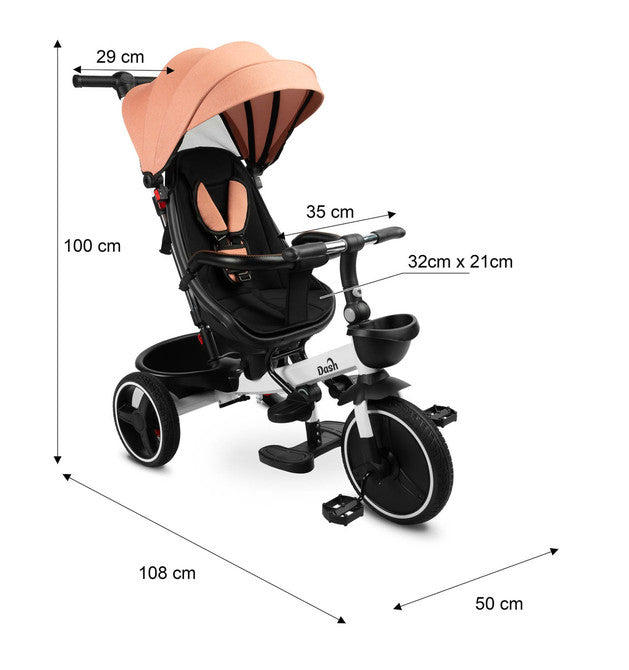 Триколка Dash Mоnstera Caretero Toyz