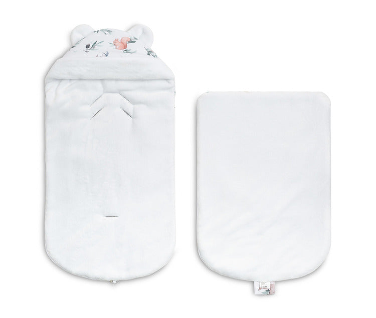 Winter Cover For Car Seat And Stroller White