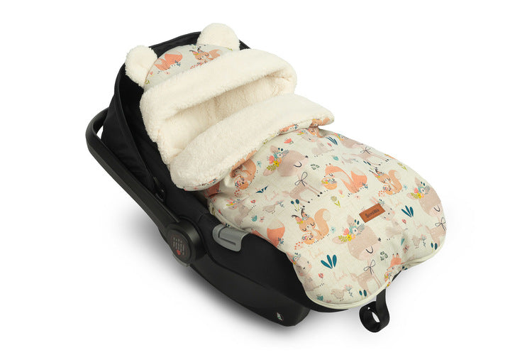 Vintage Winter Car Seat and Stroller Cover