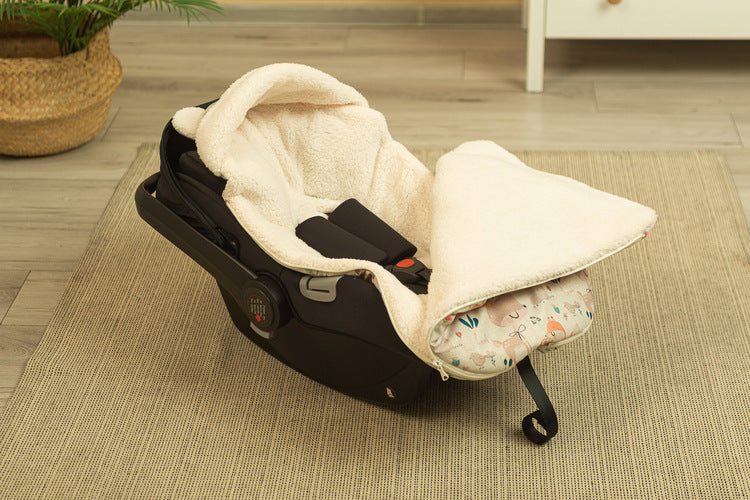 Vintage Winter Car Seat and Stroller Cover
