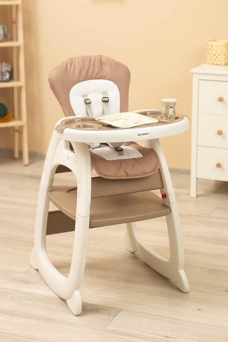 Столче За Хранене 2в1 + Маса Homee Brown Caretero