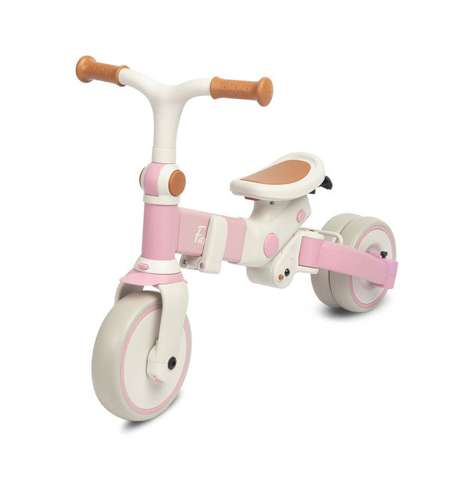 Tricycle and balancing wheel 2 in 1 Faro Pink Caretero Toyz