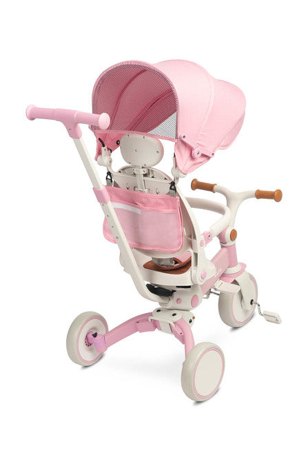 Tricycle and balancing wheel 2 in 1 Faro Pink Caretero Toyz
