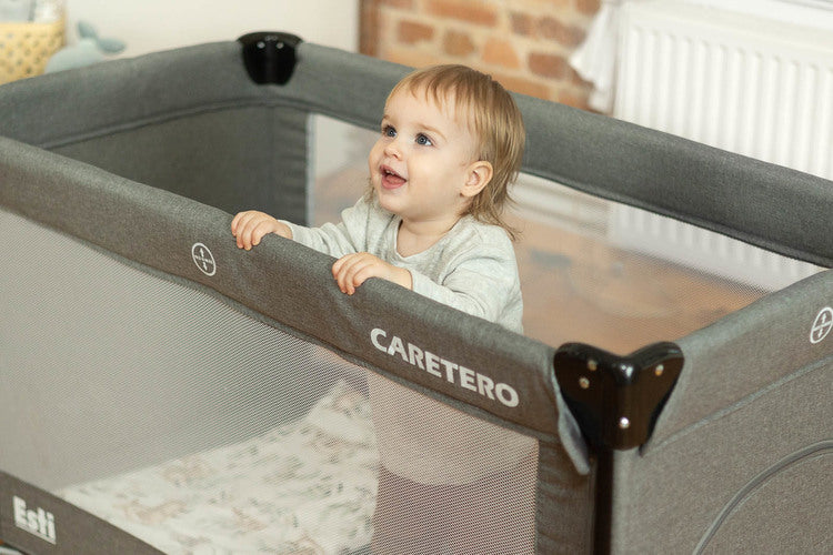 Кошара На 2 Нива Esti - с падаща страна Черна Caretero