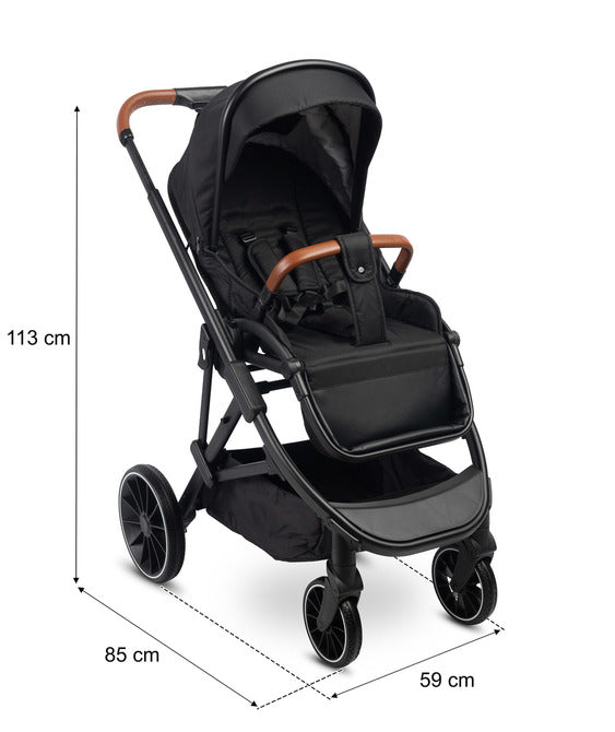 Количка Ratio Черна Caretero