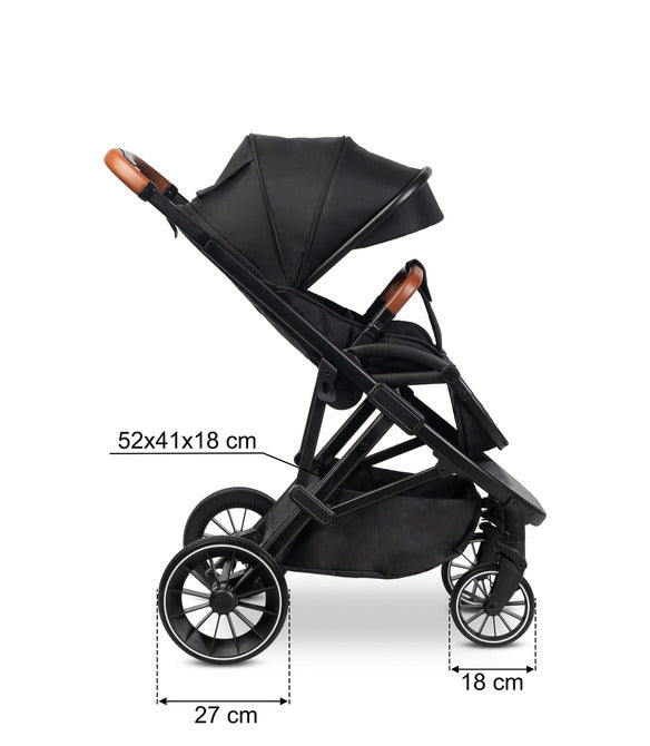 Количка Ratio Черна Caretero