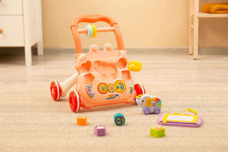 Образователна Проходилка Zoo Pusher Pink Caretero Toyz