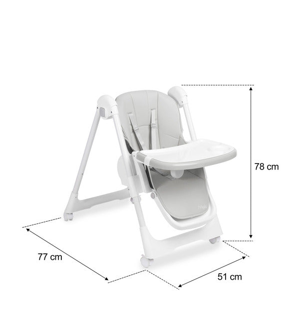 Столче За Хранене Megalo Light Grey Caretero