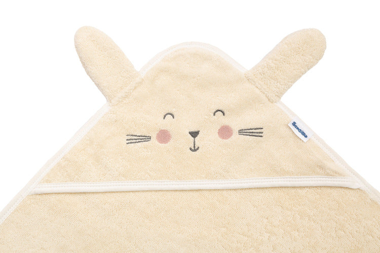 Rabbit Bath Towel 90x90cm Ecru 100% Cotton