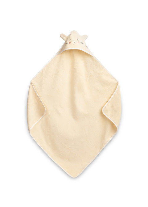 Rabbit Bath Towel 90x90cm Ecru 100% Cotton