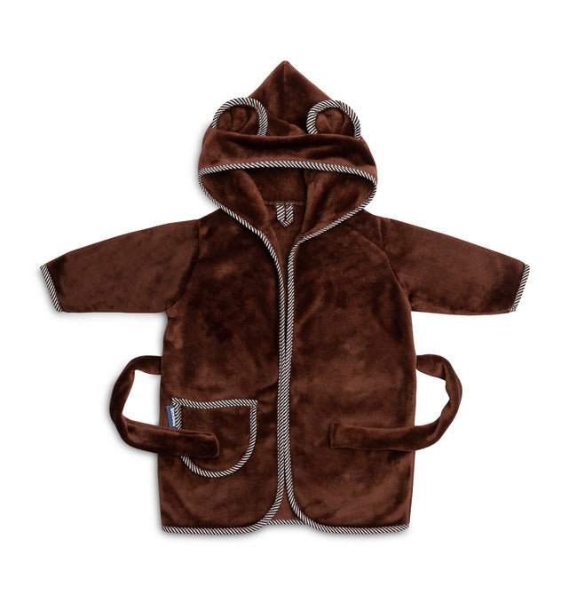 Elegant Children's Bathrobe 1-2 Years Teddy Bear Brown