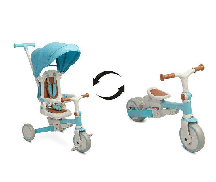 Tricycle And Balance Bike 2in1 Faro Blue Caretero Toyz
