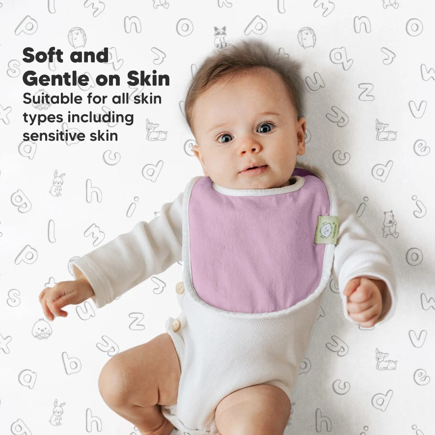 Чаршафи От Органичен Памук 2 Броя 60х120См Сини Abc Kea Babies