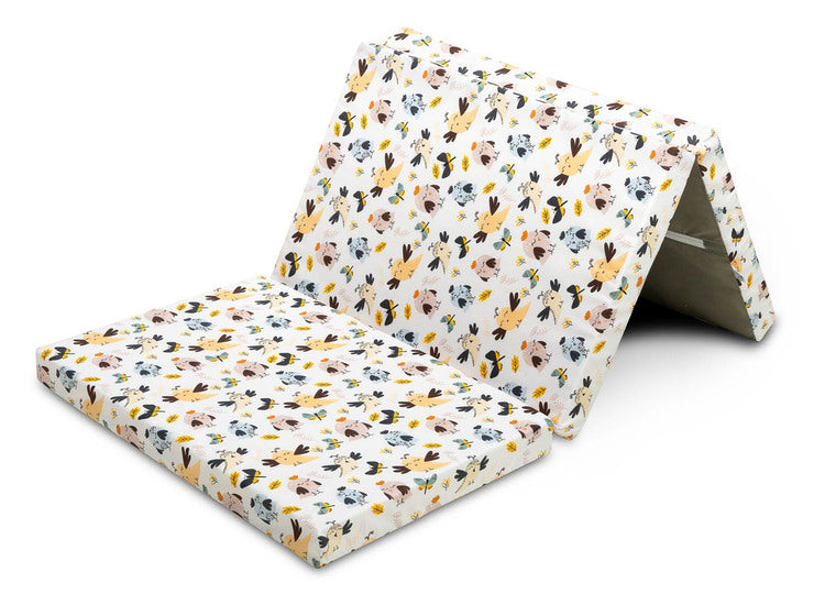 Folding Travel Mattress Birds 120 X 60 Sensillo