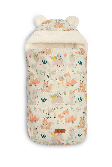 Vintage Winter Car Seat and Stroller Cover