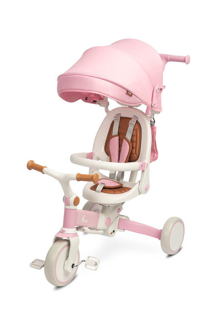 Tricycle and balancing wheel 2 in 1 Faro Pink Caretero Toyz