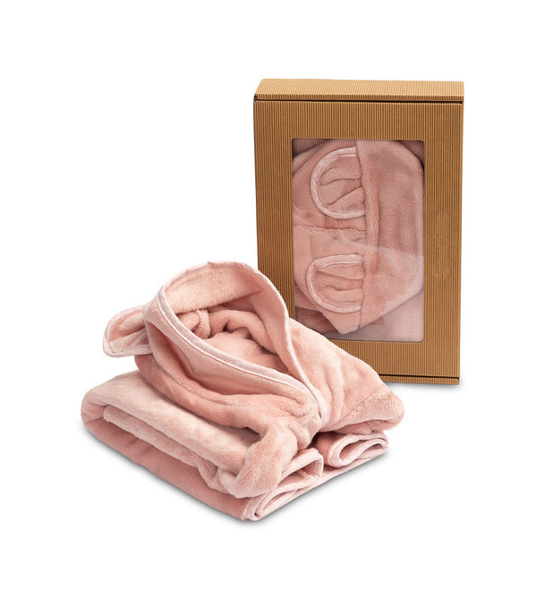 Elegant Children’s Bathrobe 1-2 Years Teddy Bear Pink