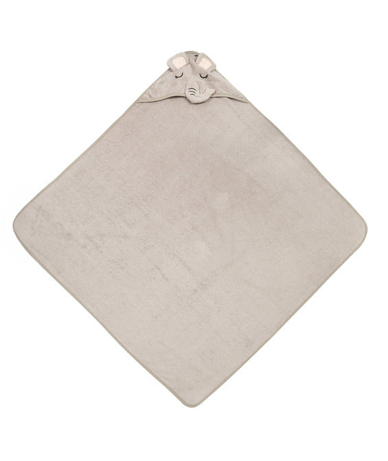 Bathfriends Hooded Baby Towel 100X100 Elephant Gray Sensillo