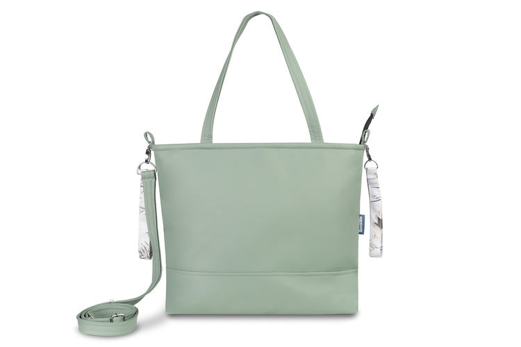 Olive Cranes Faux Leather Bag Sensillo