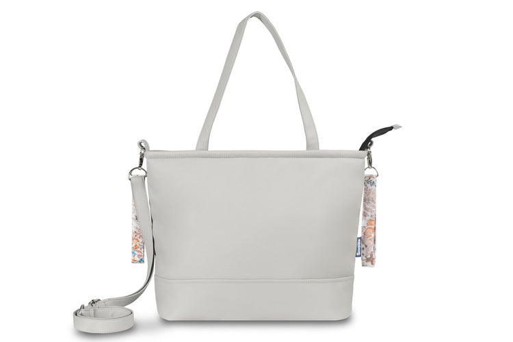 Faux Leather Bag Gray Autumn Forest Sensillo