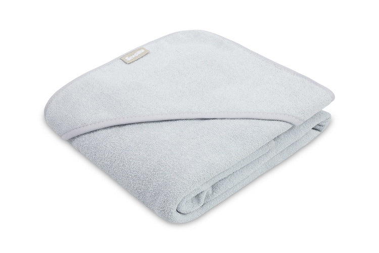Baby towel with hood 100% cotton 100x100 cm Gray Sensillo