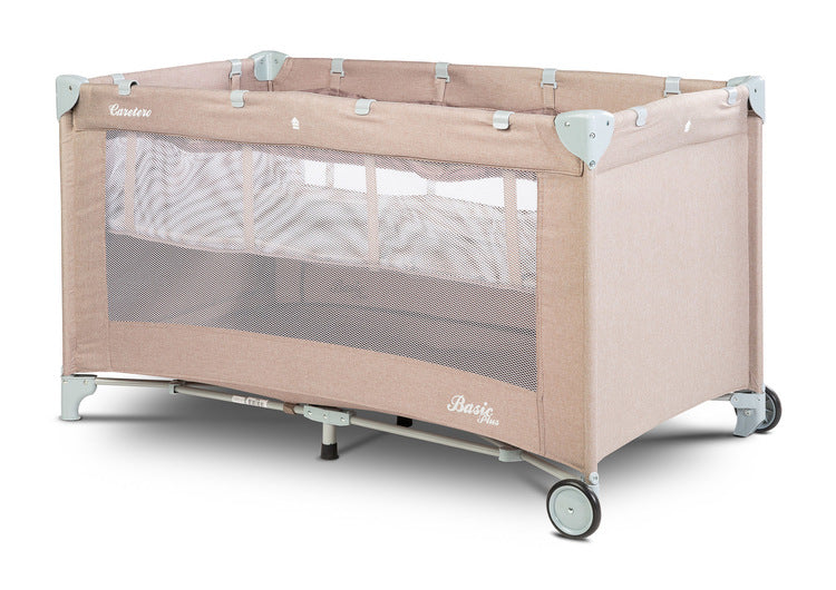 Сгъваема кошара за пътуване 1 ниво Basic Beige Caretero