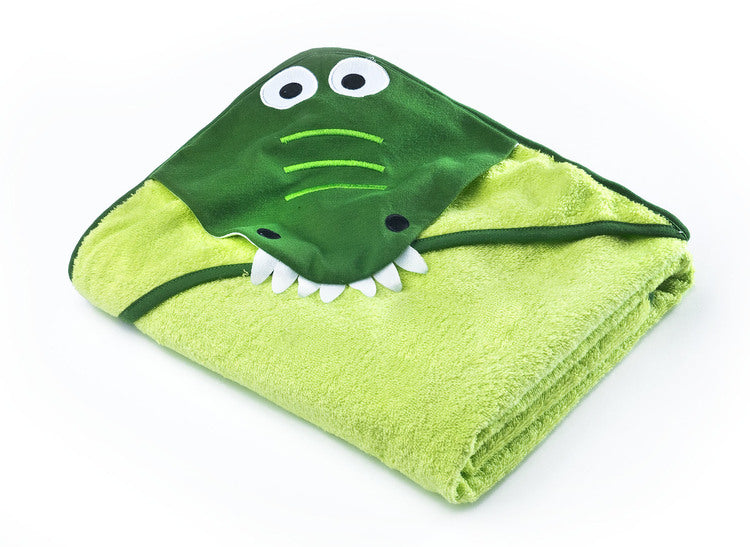 Water Friends Crocodile Bath Towel Green