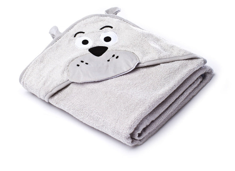 Bath Towel Bear Water Friends Gray