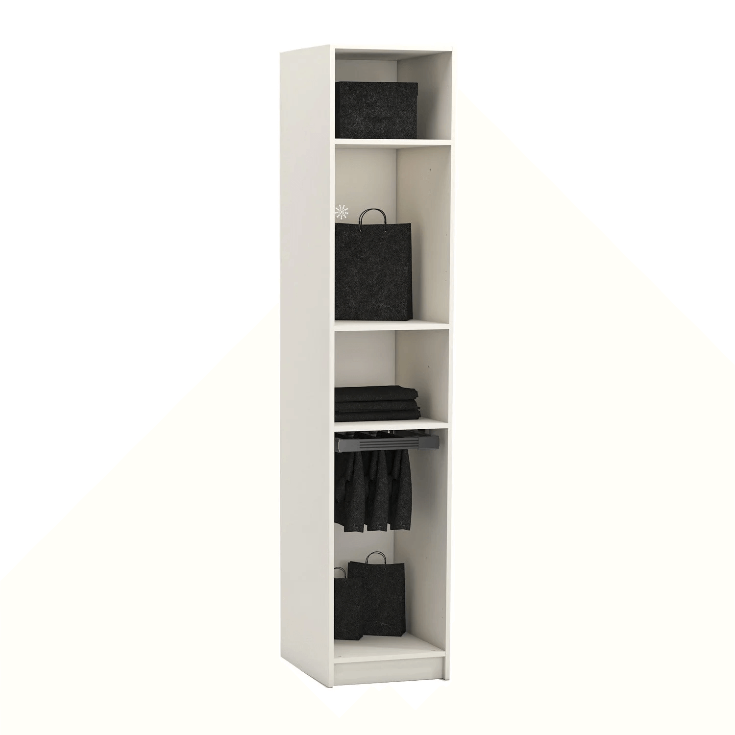 Single-door wardrobe YORK - cream