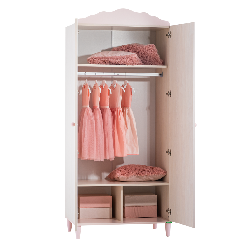 Двукрилен детски гардероб POLLINA