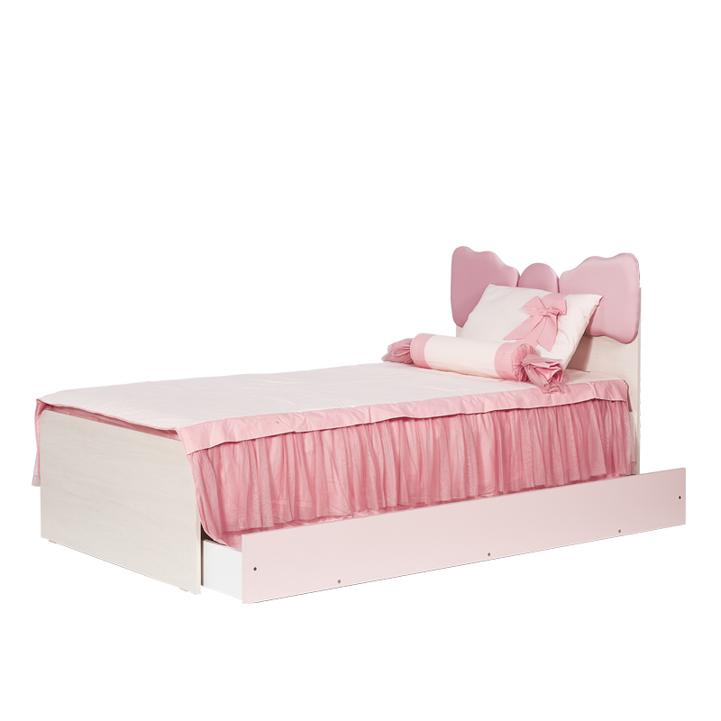 Children's bed with chest of drawers POLLINA 100 x 200