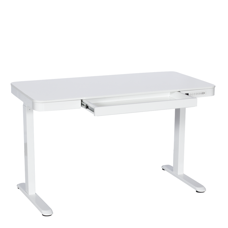 Ergonomic adjustable desk Carmen CR-118 E - 140 cm - white