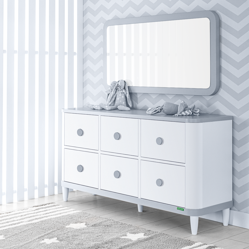 ADEN six-drawer clothes chest