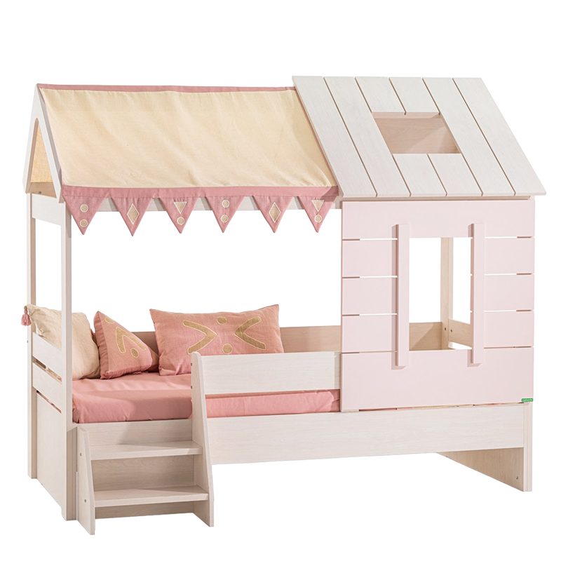 Children's bed house PINK HOUSE - 90 x 200